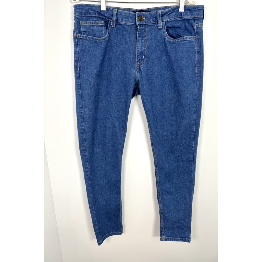 Tokyo Talkies Women's Jeans Crop Fit Medium Wash Size 34